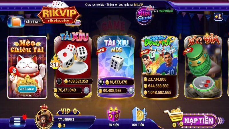 Cập nhật game mới thường xuyên
